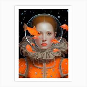 The Princess Of Deep Sea Art Print