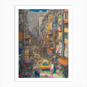 Asian Cityscape Art Print