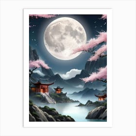 Asian Landscape Art Print