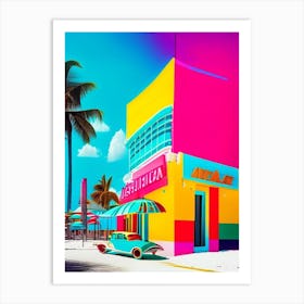 Cancun Mexico Pop Art Photography Tropical Destination Art Print