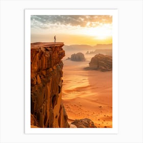 Sunset In Wadi Rum 1 Art Print