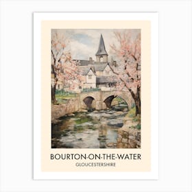 Bourton On The Water (Gloucestershire) Painting 4 Travel Poster Art Print