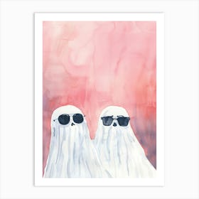 Ghosts In Sunglasses 5 Art Print