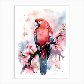 Parrot bird Art Print