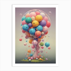 Balloons 3 Art Print