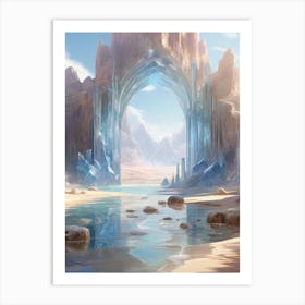 Ice Cave Art Print