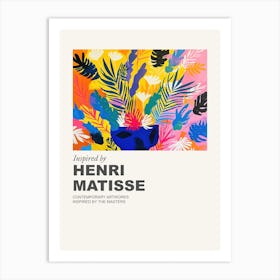 Museum Poster Inspired By Henri Matisse 14 Art Print