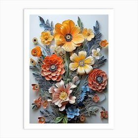 Bouquet Of Flowers 9 Art Print