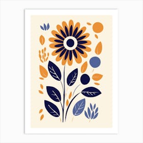 Flower Print 1 Art Print