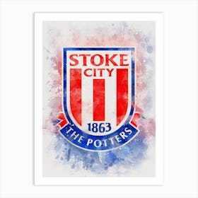 Stoke City 5 Art Print