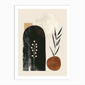 Palembang Stone Park Bauhaus Minimalist Art Print