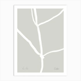 White Tree 01 Art Print