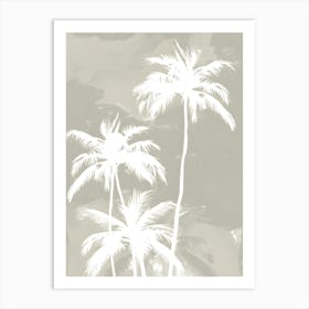 Palm Trees Canvas Print Art Print