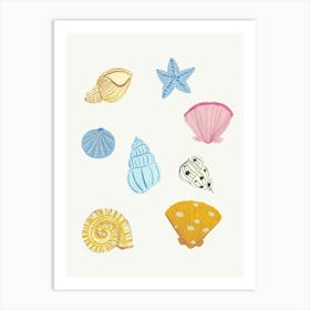 Shells Art Print