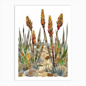 Saguaro Plants Art Print