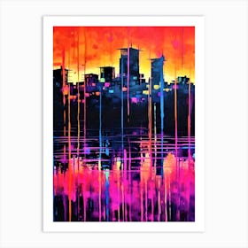 Urban Cityscape Art Print