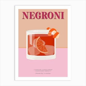 Negroni 1 Art Print