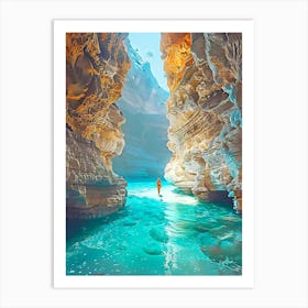 Egyptian Canyon Art Print