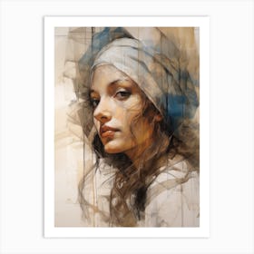 'Woman In A Hat' Art Print