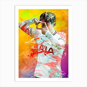 Son Heung Min Tottenham Art Print