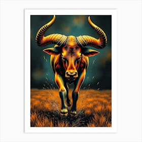 Wild Animal Creative Portrait 120 Art Print