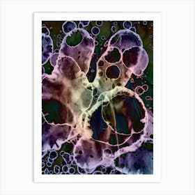 Alcohol Ink Color Abstraction 1 Art Print