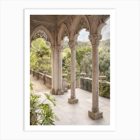 Monserrate Palace Arches Art Print