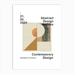 Abstract Design Archive Poster 19 Art Print