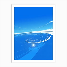 Abstract Blue Sky 1 Art Print