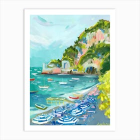 April Beach Art Print