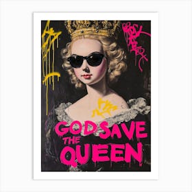 God Save the Queen Art Print