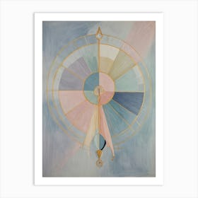 Pastel Wheel Art Print