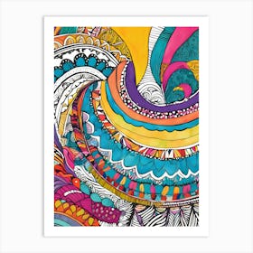 Doodle Art-Reimagined Art Print