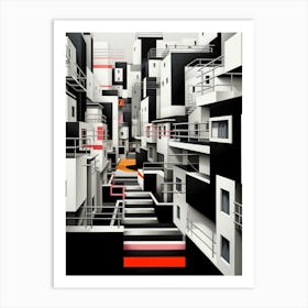 Urban Geometric 4 Art Print