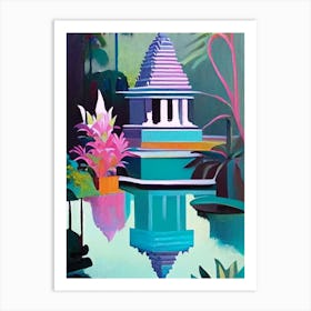 Tirta Gangga, Indonesia Abstract Still Life Art Print