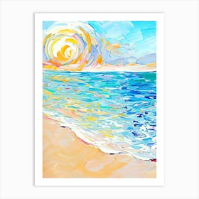 Sunset At The Beach 13 Art Print