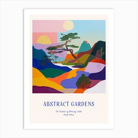 Colourful Gardens The Garden Of Morning Calm South Korea 2 Blue Poster Art Print
