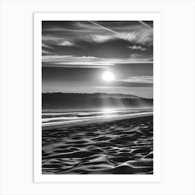 Sunset On The Beach 991 Art Print