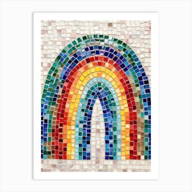 Rainbow Mosaic 1 Art Print