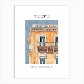 Trieste Travel And Architecture Poster 4 Art Print