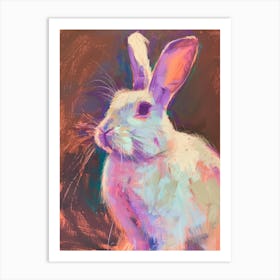 Pastel Rabbit 3 Art Print