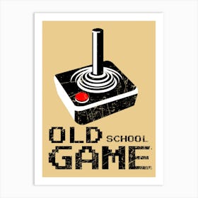 Old School Game Art Print