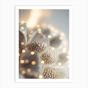 Pearly Flower Art Print