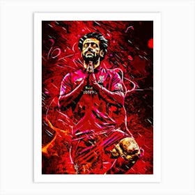 Liverpool Soccer Player 1 Art Print