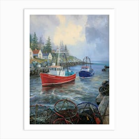 Fishing Boats Art Print