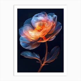 Abstract Flower Art Print