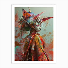 Asian Woman 15 Art Print