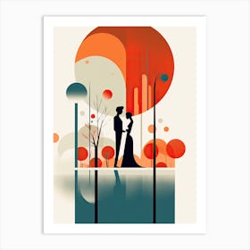 Couple In Love Art Print