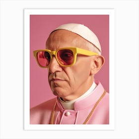 Pope Francis Fashion Art Art Print