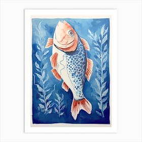 Fish In Water Art Print